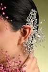 Buy_House Of D"Oro_Silver Plated Crystals, Stones, Beads And Earcuff _Online_at_Aza_Fashions