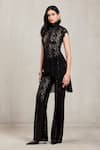 Buy_Deme By Gabriella_Black Lace Carly Wide Leg _Online_at_Aza_Fashions