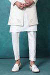 Millionaire Off White Silk Embroidery Cutdana And Thread Work Sherwani Set Online at Aza Fashions Millionaire_Off White Silk Embroidery Cutdana And Thread Work Sherwani Set _Online_at_Aza_Fashions