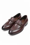 Buy_SCHON ZAPATO_Brown Braided Shoes _at_Aza_Fashions
