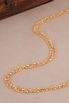 SMARS JEWELRY_Gold Plated Three Layered Antique Necklace _Online_at_Aza_Fashions