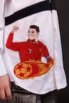 Shop_Hoity Moppet_White Cotton Embroidery, Patchwork Goal Getter Ronaldo Shirt _Online_at_Aza_Fashions