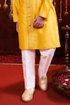 Hoity Moppet Yellow Silk Embroidery, Studs Surya Kurta Set Online at Aza Fashions Hoity Moppet_Yellow Silk Embroidery, Studs Surya Kurta Set _Online_at_Aza_Fashions