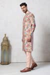 Shop Millionaire Beige Embroidery Floral Kurta Set Online at Aza Fashions Shop_Millionaire_Beige Embroidery Floral Kurta Set _Online_at_Aza_Fashions