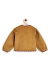Tiber Taber_Yellow Corduroy Jacket _at_Aza_Fashions
