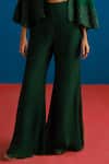 Buy Mishru Green Organza Embroidery, Sequins High Neck, Sweetheart Kalie Cape Pant Set Online at Aza Fashions Buy_Mishru_Green Organza Embroidery, Sequins High Neck, Sweetheart Kalie Cape Pant Set _Online_at_Aza_Fashions