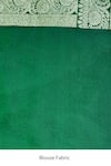 Naaritva India_Green Silk Zari Stripe Woven Saree With Running Blouse _at_Aza_Fashions