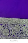 Naaritva India_Purple Zari Paisley Butta Woven Saree With Running Blouse _at_Aza_Fashions