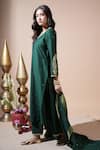 Buy Komal Shah Green Chanderi, Shantoon, Organza Keri Paisley Hand Kurta Pant Dupatta Set Online at Aza Fashions Buy_Komal Shah_Green Chanderi, Shantoon, Organza Keri Paisley Hand Kurta Pant Dupatta Set _Online_at_Aza_Fashions