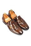 Buy Domani Brown Devaraj Woven Cutwork Brogue Shoes at Aza Fashions Buy_Domani_Brown Devaraj Woven Cutwork Brogue Shoes _at_Aza_Fashions