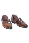 Domani Brown Mirza Leather Brogue Shoes Online at Aza Fashions Domani_Brown Mirza Leather Brogue Shoes _Online_at_Aza_Fashions