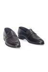 Buy_Domani_Black Valencia Penny Loafers _Online_at_Aza_Fashions