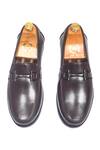 Shop Domani Brown Buckles Marbella Loafers at Aza Fashions Shop_Domani_Brown Buckles Marbella Loafers _at_Aza_Fashions