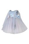 Buy_Pooja Wang_Sky Blue Net Beads, Sequins, Embroidery Mermaid Grace Dress _Online_at_Aza_Fashions