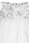 Shop_Pooja Wang_White Organza, Tissue Beads, Sequins, Pearls, Rhinestones Embroidered Dress _Online_at_Aza_Fashions