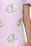 Shop_Pooja Wang_Lavender Embroidery, Beads, Sequins Hot Air Balloon Dress _Online_at_Aza_Fashions