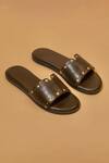Buy_Dmodot_Brown Pelle Ciocco Rivitto Flats _at_Aza_Fashions