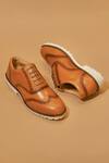 Shop_Dmodot_Tan Cuoio Brogues _at_Aza_Fashions