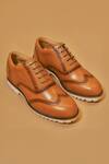 Buy_Dmodot_Tan Cuoio Brogues _at_Aza_Fashions