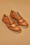 Shop_Dmodot_Tan Cuoio Brogues _Online_at_Aza_Fashions