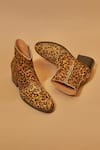 Shop_Dmodot_Yellow Sprazzo Leopardo Boots _at_Aza_Fashions