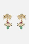 Vivinia By Vidhi Mehra Green Stones, Pearls, Beads Elegant Necklace Set Online at Aza Fashions Vivinia By Vidhi Mehra_Green Stones, Pearls, Beads Elegant Necklace Set _Online_at_Aza_Fashions