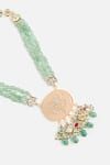 Buy Vivinia By Vidhi Mehra Green Stones, Pearls, Beads Elegant Necklace Set Online at Aza Fashions Buy_Vivinia By Vidhi Mehra_Green Stones, Pearls, Beads Elegant Necklace Set _Online_at_Aza_Fashions