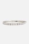 Shop_Vivinia By Vidhi Mehra_White Crystals Imitation Diamond Embellished Bracelet _at_Aza_Fashions