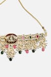 Vivinia By Vidhi Mehra Multi Color Pearls, Beads, Stones Floral Kundan Choker Necklace Set Online at Aza Fashions Vivinia By Vidhi Mehra_Multi Color Pearls, Beads, Stones Floral Kundan Choker Necklace Set _Online_at_Aza_Fashions
