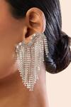 Shop_Mnsh_Silver Plated Crystals Party Shaped Danglers _Online_at_Aza_Fashions