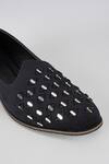 Buy_Rng Safawala_Black Coal Mirror Maze Loafers _Online_at_Aza_Fashions
