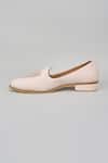 Rng Safawala_Pink Blush Embroidered Loafers _Online_at_Aza_Fashions