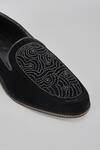Buy_Rng Safawala_Black Embroidered Loafers _Online_at_Aza_Fashions