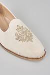 Buy_Rng Safawala_Off White Embroidery, Beads Loafers _Online_at_Aza_Fashions