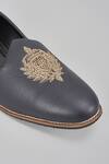 Buy_Rng Safawala_Black Self Design Embroidered Loafers _Online_at_Aza_Fashions