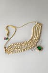 Buy_Bblingg_Green Araana Pearl Crystal Necklace _Online_at_Aza_Fashions