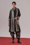 Buy_Urvashi Kaur_Grey Cotton, Silk Quotient Solid Salwar 