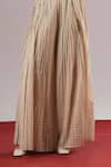 Shop_Urvashi Kaur_Off White Chanderi Silk Embroidery Echo Pleated Palazzo 