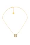Buy Isharya Gold Plated Mindora Pendant Necklace Online at Aza Fashions Buy_Isharya_Gold Plated Mindora Pendant Necklace _Online_at_Aza_Fashions