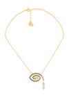 Shop_Isharya_Gold Plated Intuita Pendant Necklace _Online_at_Aza_Fashions