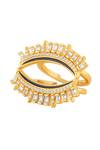 Buy_Isharya_Gold Plated Crystals, Stones Vestra Adjustable Ring _Online_at_Aza_Fashions