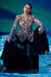 Buy Anamika Khanna Black Beads, Sequins, Tassels, Embroidery Blazer And Lehenga Set at Aza Fashions Buy_Anamika Khanna_Black Beads, Sequins, Tassels, Embroidery Blazer And Lehenga Set _at_Aza_Fashions