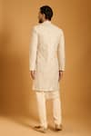 Shop Siddartha Tytler Ivory , Organza, Knit Embroidery Floral Thread Work Sherwani Set at Aza Fashions Shop_Siddartha Tytler_Ivory , Organza, Knit Embroidery Floral Thread Work Sherwani Set _at_Aza_Fashions
