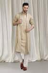 Buy Aham-Vayam Beige Mirrors, Sequins, Embroidery Tyohaar Kurta Set at Aza Fashions Buy_Aham-Vayam_Beige Mirrors, Sequins, Embroidery Tyohaar Kurta Set _at_Aza_Fashions