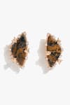 Shop_Outhouse_Rose Gold Crystals Trinity Of Leopards Studs _at_Aza_Fashions