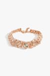 Shop_Outhouse_Rose Gold La Leopard Choker _at_Aza_Fashions