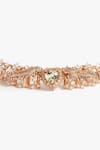 Shop_Outhouse_Rose Gold La Leopard Choker _Online_at_Aza_Fashions
