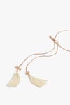 Outhouse_Rose Gold Wild Pearl Cascade Embellished Pendant Necklace _Online_at_Aza_Fashions