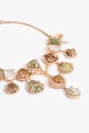 Shop_Outhouse_Rose Gold Relic Of The Wild Necklace _Online_at_Aza_Fashions