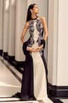 Buy Supria Munjal Black Crepe Embroidery Halter , Open Mermaid Gown at Aza Fashions Buy_Supria Munjal_Black Crepe Embroidery Halter , Open Mermaid Gown _at_Aza_Fashions